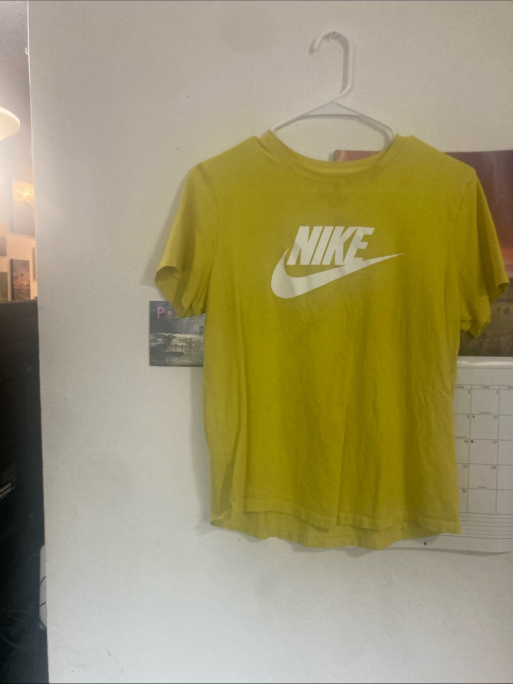 Nike Lime Green Logo Tee